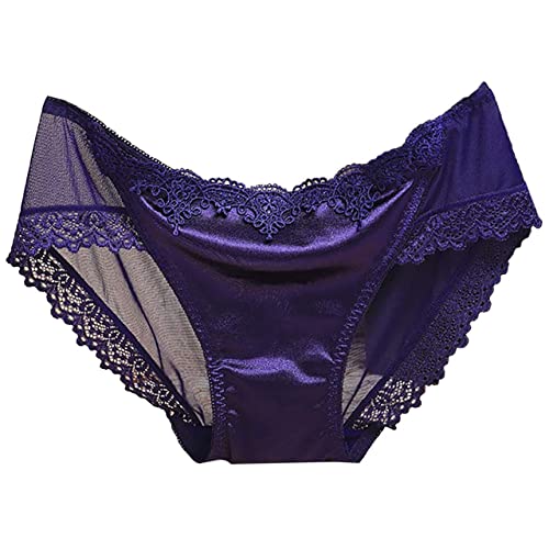 ONE LIMITATION(ワン リミテーション) サテン デザイン ショーツ セクシー パンツ 下着 ランジェリー レディース PT029 (7.ネイビー)