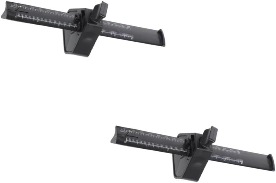 TEHAUX 2pcs Manual Parallel Scriber for Woodworking Accurate Marking Gauge Tool Scale Design for Easy and Measurements