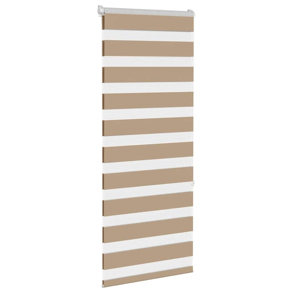 Store Zebre Marron Sable 60,9 cm Polyester