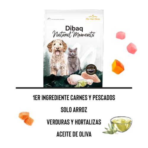 Dibaq Natural Moments 5 Star Truthahn & Huhn Adult Large, Alleinfuttermittel für große Hunde, Low Grain mit Reis, GVO‑frei, 12 kg