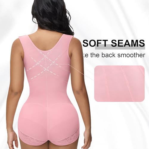 Image of M MYODRESS Fajas Colombianas Moldeadoras Shapewear Tummy Control Full Body Shaper Post Surgery Compression Garment Shaping