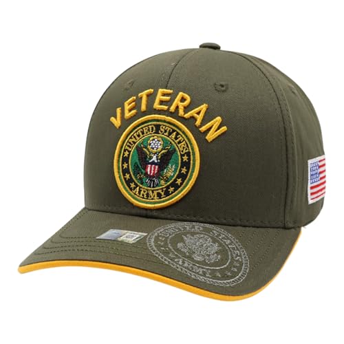 Image of US Army Veteran Hat for Men - Officially Licensed Military Baseball Cap, for Veterans