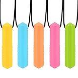Reducción de la ansiedad: este juego de juguetes masticables viene en 5 colores brillantes diferentes, que es muy adecuado para niños con autismo, hiperactividad, disskinesia oral y masticación. Puede aliviar la ansiedad y la concentración, reducir en gran medida su hábito de masticar manos, ropa, etc.