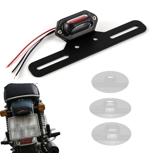 Feu arriere moto LED homologue E24 pour rouler la nuit en Cafe Racer