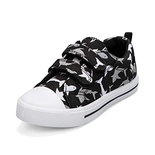Image of K KomForme Toddler Shoes, Hook & Loop Canvas Sneakers for Boys and Girls | Slip-on, Lightweight, Comfortable
