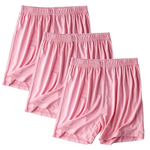 3 Pack Womens Soft Sleep Pajama Shorts Soft Comfy Sleepwear
