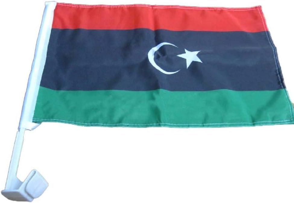 12x18 Wholesale Lot 12 Libya Country Car Vehicle 12"x18" Flag