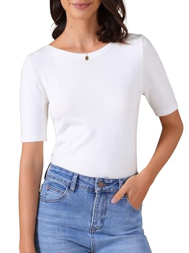 T-shirt d'automne manches courtes femmes léger pour le bureau