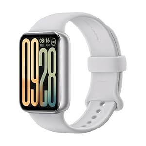 XIAOMI Smart Band 9 Pro, Running Watch, Sports Fitness Tracker, 1.74 Narrow-Edge Quadrilateral Display, 21 Days Battery Life, Upgraded Sleep Tracking 5ATM GPS Compatible With Android and IOS - Silver