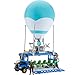 FORTNITE Battle Bus Deluxe - Features Inflatable Balloon with Lights & Sounds, Free-Rolling Wheels on Bus - Includes 4 Inch Recruit (Jonesy) and Exclusive Tomatohead Action Figures