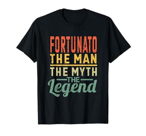 Photo de Fortunato The Man The Myth The Legend Nom Fortunato T-Shirt