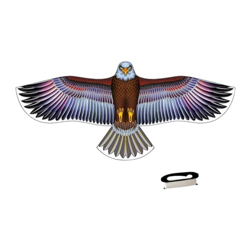 kowaku Shape Kite Large Bird Kites Easy to Fly Huge Swing Included 100M String Sports Kite for Outdoor Game Family Beach Park, 168cmx72cm