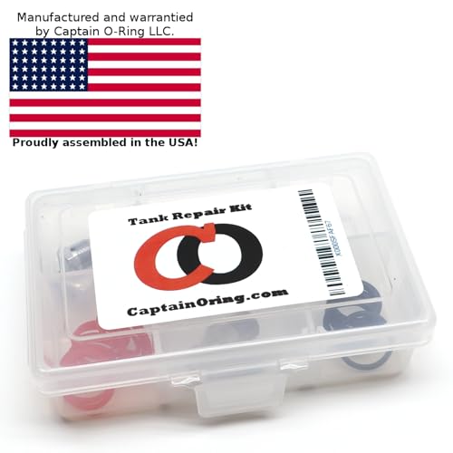 Image of Captain O-Ring Paintball Tank Repair Kit (Burst Disks, Fill Nipple, Tank O-Rings, etc)