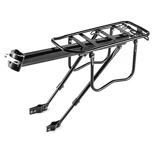 Youyijia Fahrrad Gepäckträger Heckträger Träger Sattelstütze - Innovatives Design für 24-29 Zoll Fahrräder - Maximale Zuladung 20 Kilogramm
