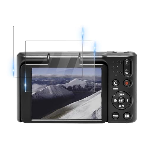 【2枚セッ】For KODAK (コダック) PIXPRO C1 用 ガラスフィルム 強化ガラス【HNWEIWEI】高度透明 自動吸着 飛散防止処理日本旭硝子製 気泡防止 耐指紋 硬度9H KODAK PIXPRO C1 液晶保護フィルム