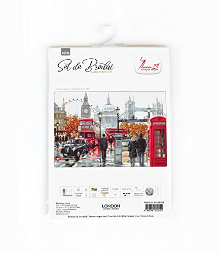 Luca-S DIY Cross Stitch Kit - London, B2376, Counted Cross Stitch kit for Adults Embroidery and Needlecraft Kit - Image 2