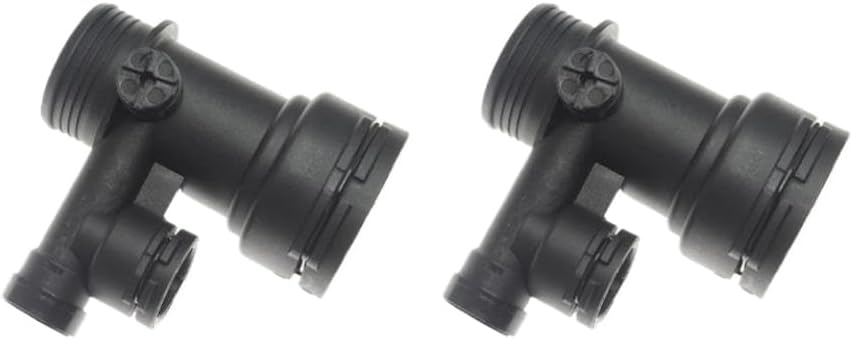 Upper Engine Radiator Coolant Hose Connector Flange NW32/12-0° Compatible with 3 Series E46 1998-2005 M47N Diesel Engine Part Number 11532249778(10 PCS)