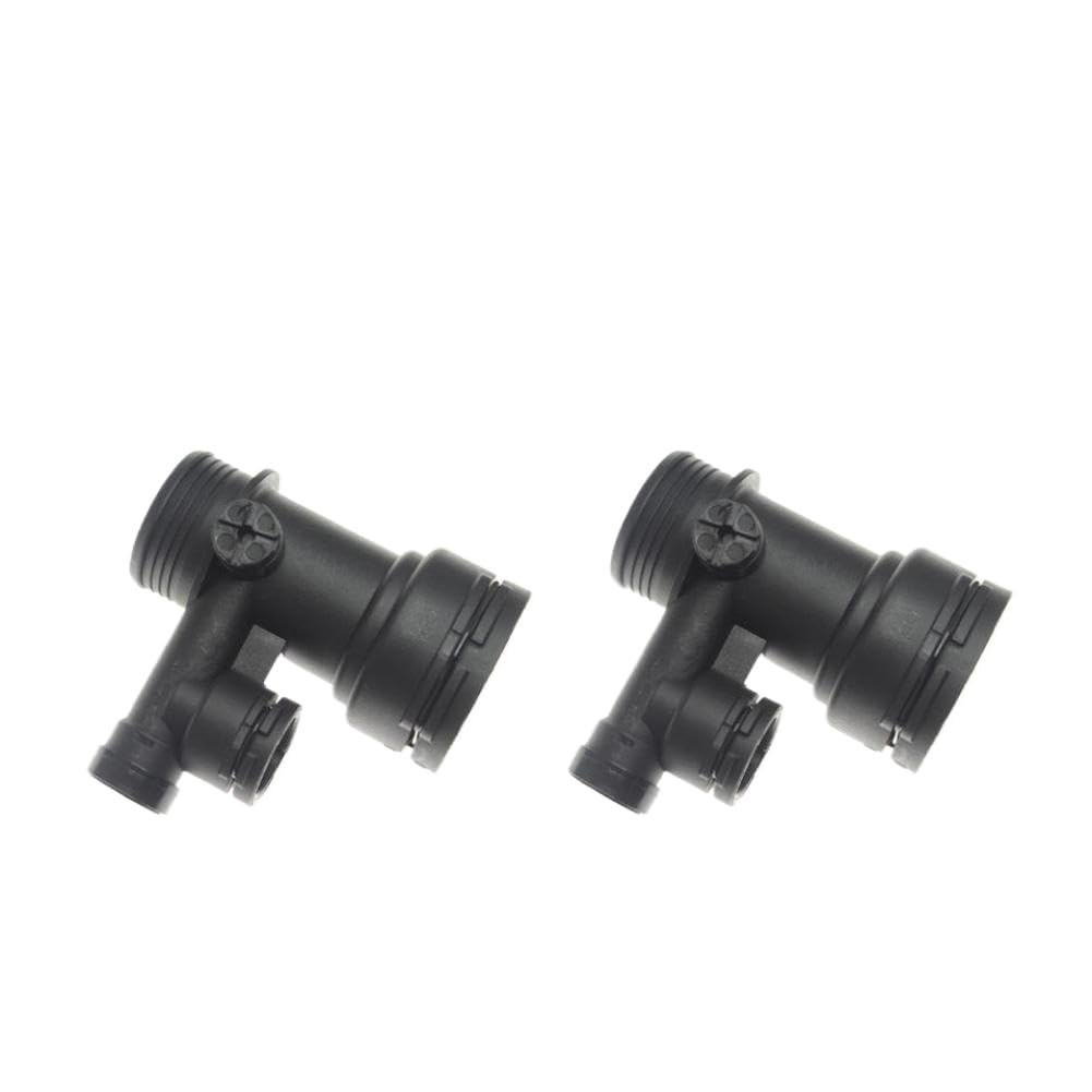 Radiator Upper Coolant Water Hose Connector 11 53 2 249 778 Compatible with E46 320D 318D 1998 1999 2000 2001 2002 2003 2004 2005(2 PCS)