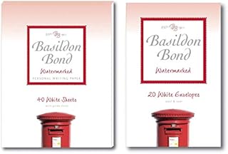 Basildon Bond No 2 White Paper Writing Set Includes Writing Pad & Envelopes