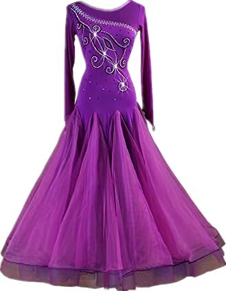 社交ダンス衣装 ワンピース モダンダンス ワルツ専用ドレス 社交ダンス