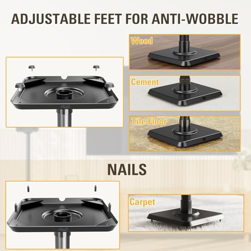 Mounting Dream MD5402-2 Speaker Stands Height Adjustable Bookshelf Speaker Stand Pair thumb #4