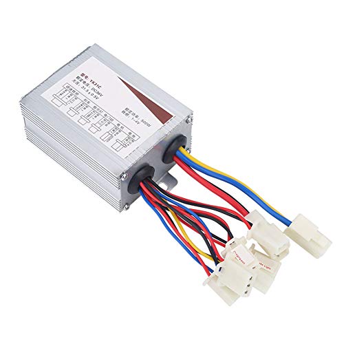 E-bike Brushless Controller, 36V 500W Motor Brushed Controller Box with Aluminium Alloy Material, Perfect for Electric Bicycle Scooter E-bike, 3.26 x 2.55 x 1.45 inch