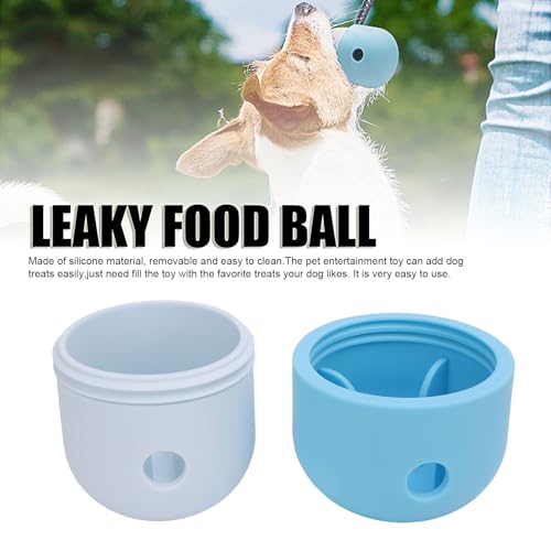 LIZEALUCKY Lucky Food Ball Dog Puzzle Spielzeug Interaktives langsames Fütterungsdesign für intelligente Hunde Silikonmaterial