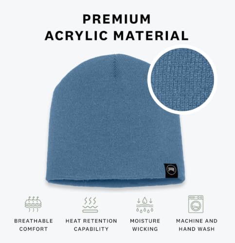 Image of Revony Evony Beanie Cap - Soft Knit Beanie Hat - Warm and Durable