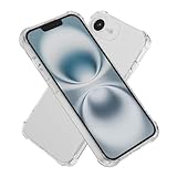 Hy+ iPhone 16 e ケース 対応 耐衝撃 クリア TPU カバー 米軍MIL規格(MIL-STD-810G) 衝撃吸収ポケット ストラップ装着可能 スマホケース
