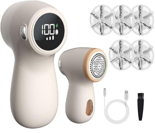 Catálogo de Quitapelusas los más solicitados. 50 VASA NAMA Quita Pelusa para Ropa, Quita Pelusas de Ropa Desmontable, Quitapelusas Electrico para Ropa, Removedor de Pelusa Recargable con 5 Cuchillas de Repuesto, Cepillo, Cable de...