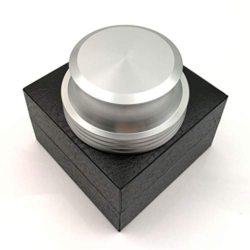 WAudio Stabilisateur de disque LP Vinyl Clamp argent - Les Beatles, Paul McCartney, John Lennon, RIngo Starr, George Harrison WAudio Stabilisateur de disque LP Vinyl Clamp argent