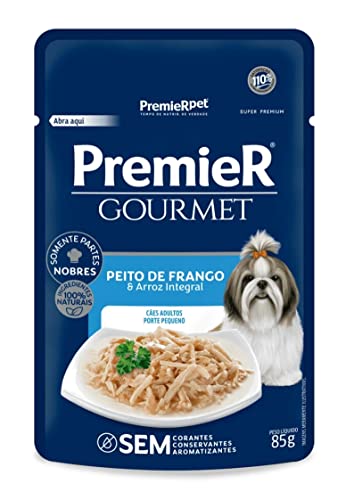 PREMIER GOURMET CAES AD PEQ PORTE FRANGO 85 G