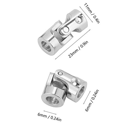 4 Stück Motorverbindung für Dichtungsstifte, Universal, für Heimwerker, zum Verbinden des Modells – Länge 23 mm (6 x 6 mm).