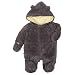 Magnificent Baby Unisex-Baby Newborn Ash Lemon Fleece Bear Pram, Ash/Lemon, 9 Months