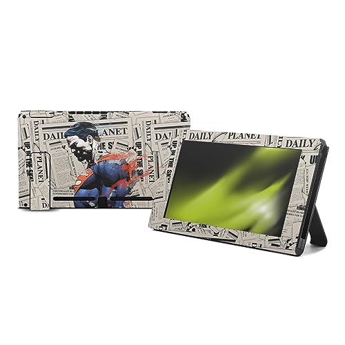 Autocollant de jeu vinyle Superman DC Comics compatible avec pack Nintendo Switch Joy-Con et Dock - 3