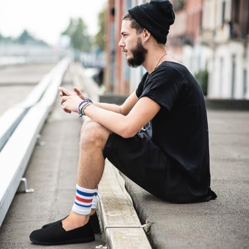 30 Pairs Homeless Supplies Bulk Tennis Shoes for Homeless Men Women Winter Black House Shoes for Guests Bulk Charitable Supplies Sizes S, M, L3