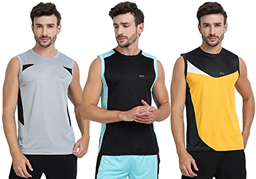 Image of FTX Men's Dri-Fit Round Neck T-Shirt - 709-PO2