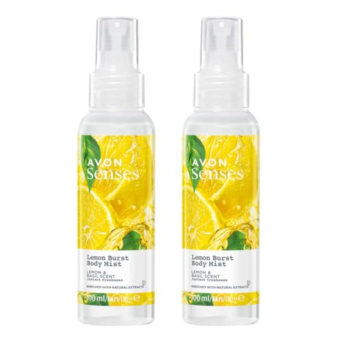 Avon Lemon Burst Body Mist | Previously room spray - same recipe | 100ml Body mist x 2