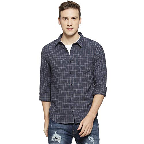 Image of CAHOOT Checkered Men's Full Sleeve Casual Shirt
