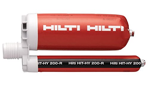 Hilti Injectable Mortar Epoxy Hybrid adh HY 200-R - 11.1 Oz Cartridge - Pack of 25-3496597