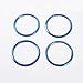 BORUIEN for Camaro Accessories AC Knobs Air Conditioning Outlet Vent Cover Ring Decor for Chevrolet Camaro 2016 2017 2018 2019 2020, Blue Interior Accessory Aluminum 4pcs