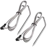 DONSIQIZZ Replacement for Camp Chef Meat Temperature Probe CampChef Pellet Grills Parts Kit,3.5 mm Plug High-Temperature BBQ Digital Thermostat Probes,Set of 2