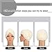 SATINIOR 4 Pieces Head Wraps for Black Women African Turbans Pre Tied Turban Chemo Headwear Cancer Head Wrap Hair Loss Cap(White, Black, Blue, Camel)