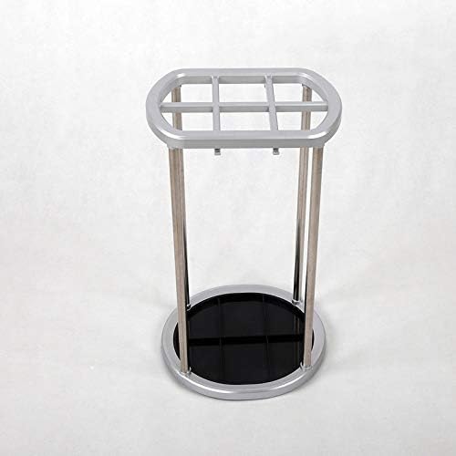 6 Holes Movable Umbrella Stand Metal Umbrella Storage Holder Hollow Waterproof Umbrella