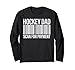 Hockey Dad Scan For Payment - Barcode Hockey Dad Long Sleeve T-Shirt