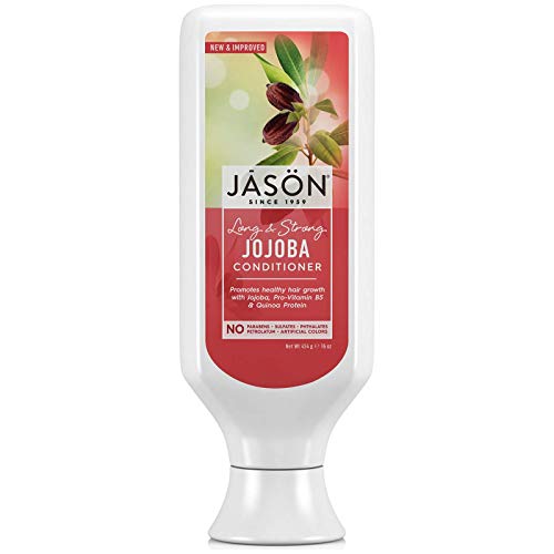 Jason Natural Long & Strong Jojoba Conditioner, 454g (Pack of 3)