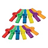 Nombre: Kazoo DINGGUANGHE-CUP 6 Color Mezclado Plástico Kazoo Musical Orff Instruments Instrumento de Regalo para niños Amantes de la música Kazoo Kazoo