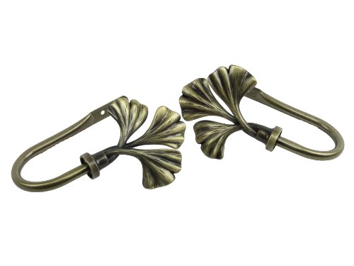 Clarence Holdback Pair - Antique Brass