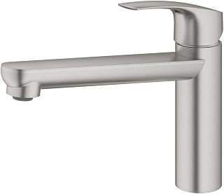 GROHE EH SPT batería Eurosmart 30463 caño medio alto supersteel