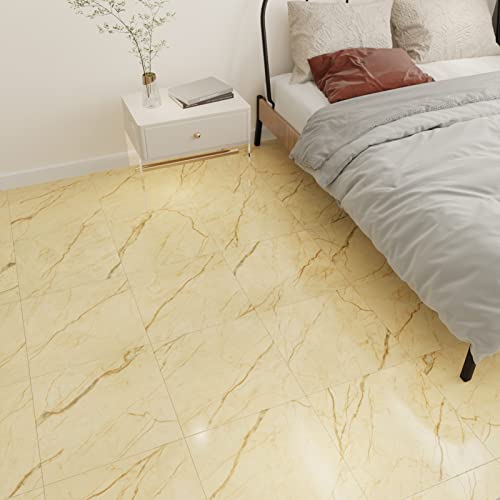 Westick Waterproof Peel And Stick Floor Tile 20 Pcs Bathroom Floor Tiles Bedroom Peel And Stick Tiles For Floor Kitchen Vinyl Flooring Tiles For Living Room Camper Playroom Basement Garage 12" X 12" #TOP2